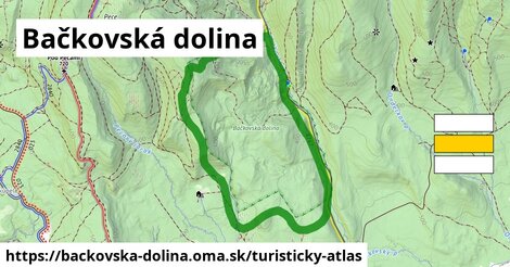 ikona Turistická mapa turisticky-atlas v backovska-dolina