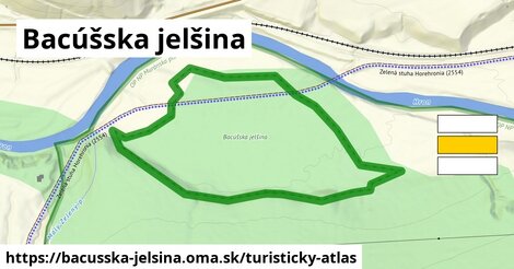 ikona Bacúšska jelšina: 0 m trás turisticky-atlas v bacusska-jelsina