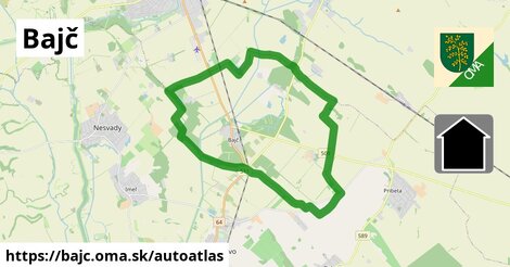 ikona Mapa autoatlas v bajc