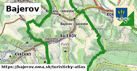 ikona Turistická mapa turisticky-atlas v bajerov