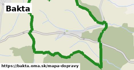 ikona Bakta: 0 m trás mapa-dopravy v bakta