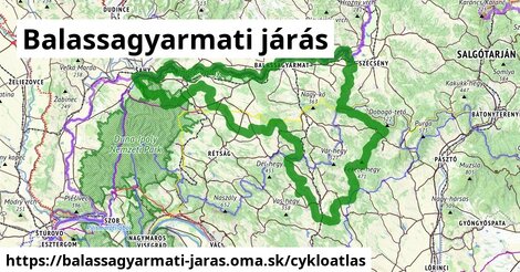 ikona Cyklo cykloatlas v balassagyarmati-jaras