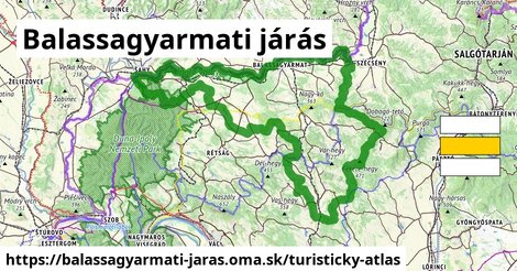 ikona Turistická mapa turisticky-atlas v balassagyarmati-jaras