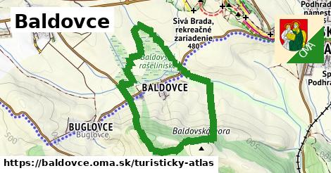 ikona Turistická mapa turisticky-atlas v baldovce