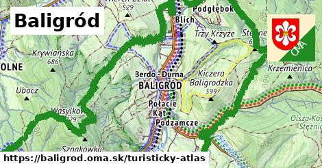 ikona Turistická mapa turisticky-atlas v baligrod