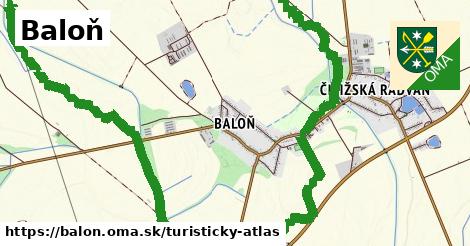 ikona Turistická mapa turisticky-atlas v balon