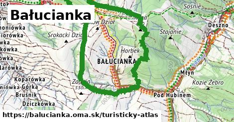 ikona Turistická mapa turisticky-atlas v balucianka