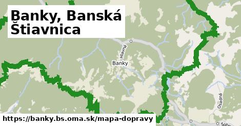 ikona Banky, Banská Štiavnica: 0 m trás mapa-dopravy v banky.bs