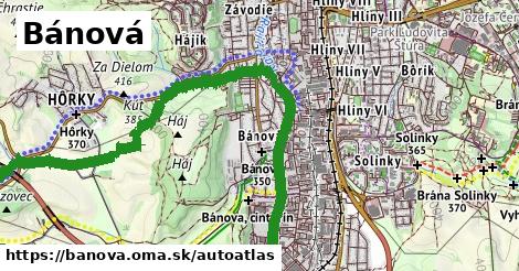 ikona Mapa autoatlas v banova