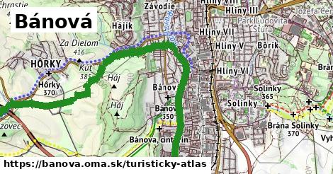 ikona Turistická mapa turisticky-atlas v banova