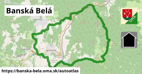 ulice v Banská Belá