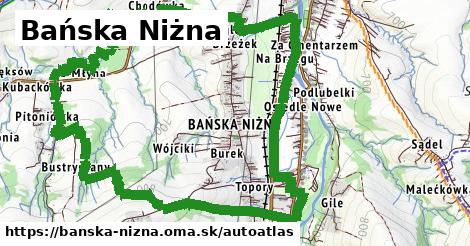 ikona Mapa autoatlas v banska-nizna