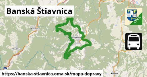 ikona Mapa dopravy mapa-dopravy v banska-stiavnica