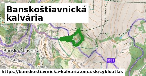 ikona Banskoštiavnická kalvária: 351 m trás cykloatlas v banskostiavnicka-kalvaria