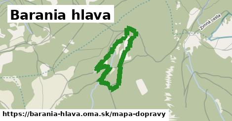 ikona Mapa dopravy mapa-dopravy v barania-hlava