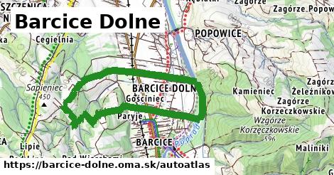 ikona Mapa autoatlas v barcice-dolne