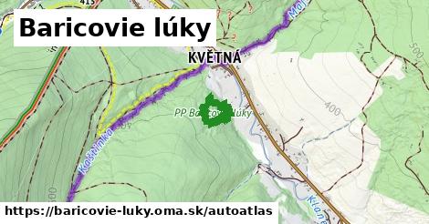 ikona Mapa autoatlas v baricovie-luky