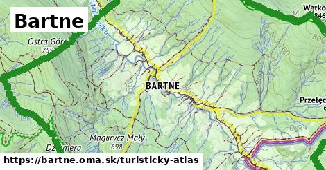 ikona Turistická mapa turisticky-atlas v bartne