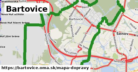 ikona Mapa dopravy mapa-dopravy v bartovice