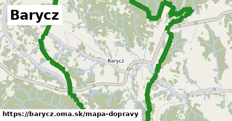 ikona Barycz: 0 m trás mapa-dopravy v barycz