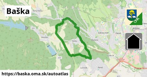 ikona Mapa autoatlas v baska