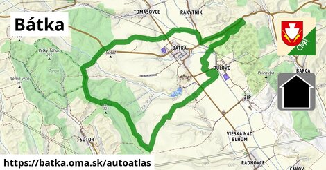 ikona Mapa autoatlas v batka