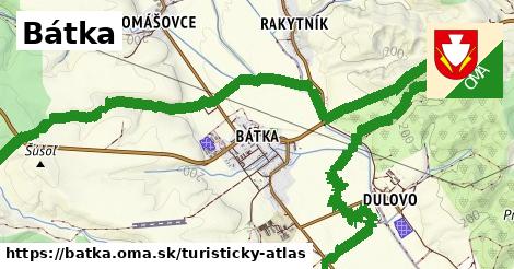 ikona Bátka: 0 m trás turisticky-atlas v batka