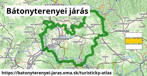 ikona Turistická mapa turisticky-atlas v batonyterenyei-jaras