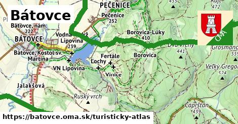 ikona Turistická mapa turisticky-atlas v batovce