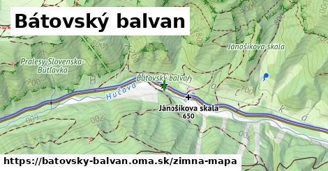 ikona Zimná mapa zimna-mapa v batovsky-balvan
