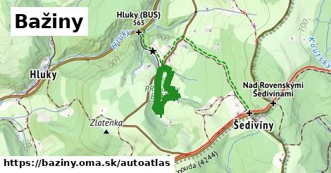 ikona Mapa autoatlas v baziny