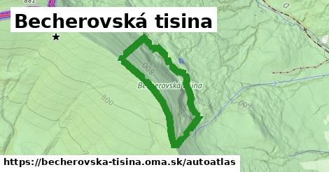 ikona Mapa autoatlas v becherovska-tisina