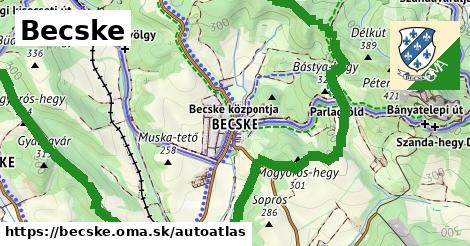 ikona Mapa autoatlas v becske