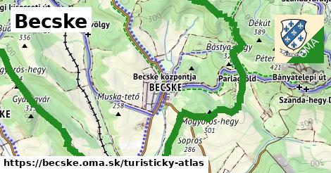 ikona Turistická mapa turisticky-atlas v becske