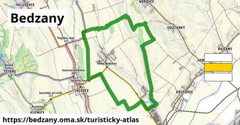 ikona Turistická mapa turisticky-atlas v bedzany