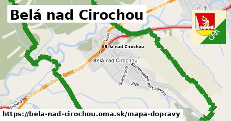 ikona Belá nad Cirochou: 9,4 km trás mapa-dopravy v bela-nad-cirochou