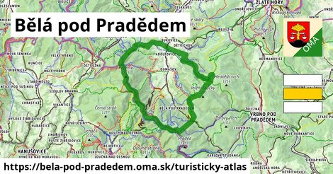 ikona Turistická mapa turisticky-atlas v bela-pod-pradedem