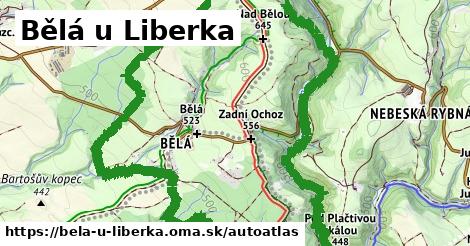 ikona Mapa autoatlas v bela-u-liberka