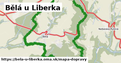 ikona Mapa dopravy mapa-dopravy v bela-u-liberka