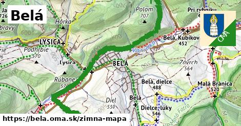 ikona Zimná mapa zimna-mapa v bela