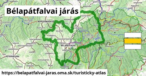 ikona Turistická mapa turisticky-atlas v belapatfalvai-jaras