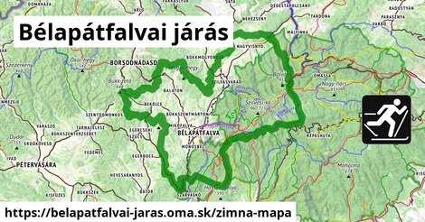 ikona Zimná mapa zimna-mapa v belapatfalvai-jaras