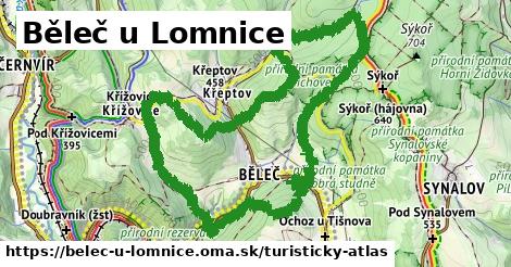 ikona Turistická mapa turisticky-atlas v belec-u-lomnice