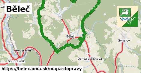 ikona Mapa dopravy mapa-dopravy v belec