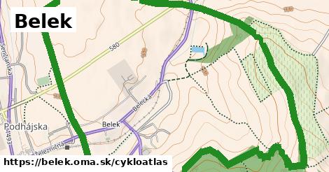 ikona Belek: 3,5 km trás cykloatlas v belek