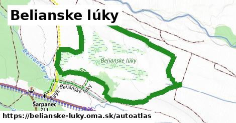 ikona Mapa autoatlas v belianske-luky