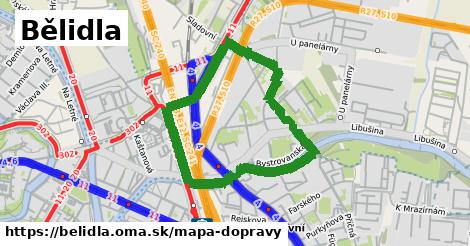 ikona Mapa dopravy mapa-dopravy v belidla