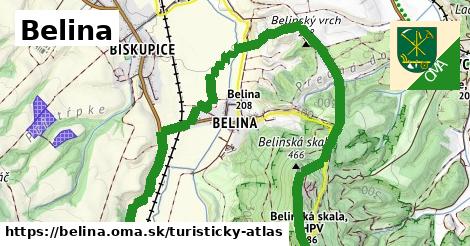 ikona Turistická mapa turisticky-atlas v belina