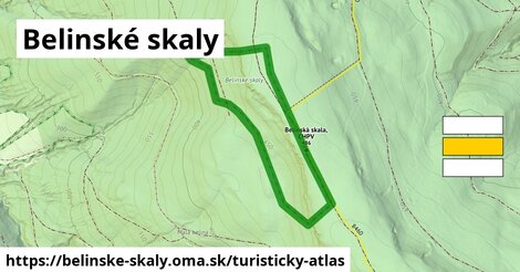 ikona Turistická mapa turisticky-atlas v belinske-skaly