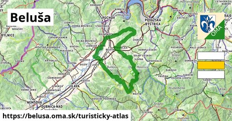 ikona Turistická mapa turisticky-atlas v belusa